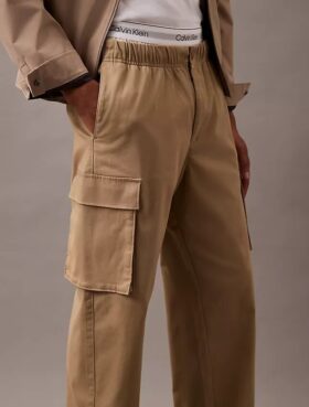 Pantalones cargo rectos de algodón Cotton Stretch Pantalones cargo rectos de algodón Cotton Stretch