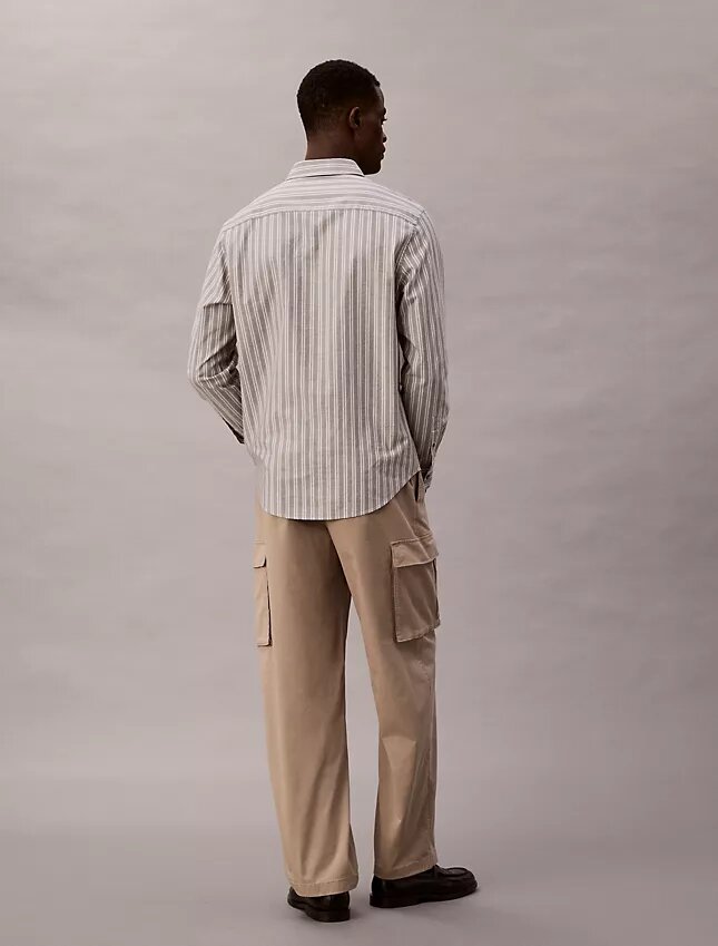 Pantalones cargo rectos de algodón Cotton Stretch Pantalones cargo rectos de algodón Cotton Stretch