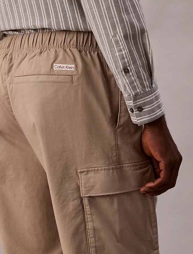 Pantalones cargo rectos de algodón Cotton Stretch Pantalones cargo rectos de algodón Cotton Stretch