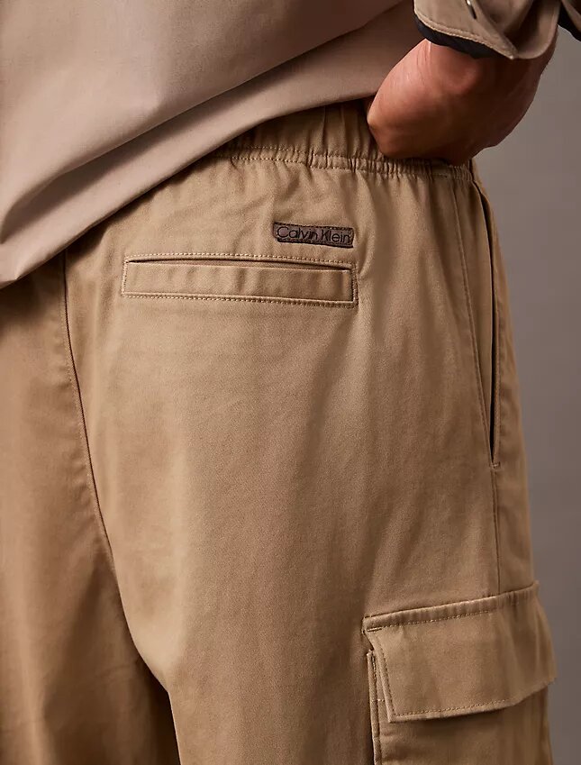 Pantalones cargo rectos de algodón Cotton Stretch Pantalones cargo rectos de algodón Cotton Stretch