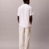 Pantalones cargo rectos holgados de lino y algodón Pantalones cargo rectos holgados de lino y algodón