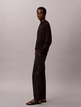 Pantalones chino ajustados de algodón