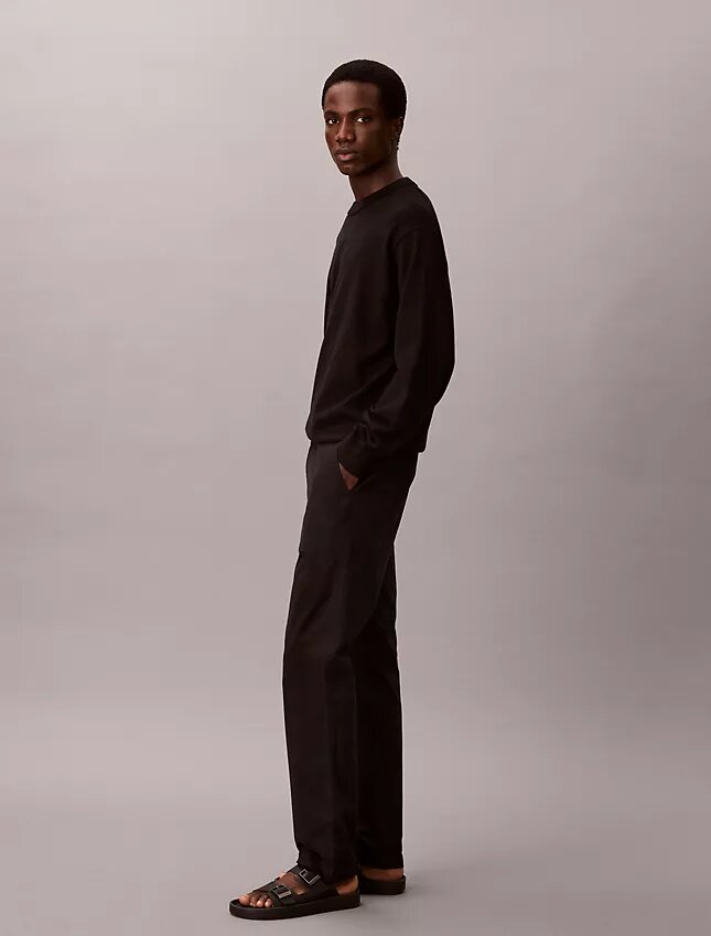 Pantalones chino ajustados de algodón Pantalones chino ajustados de algodón