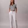 Pantalones chino de algodón Cotton Stretch de corte recto Pantalones chino de algodón Cotton Stretch de corte recto