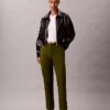 Pantalones chino de algodón Cotton Stretch de corte recto Pantalones chino de algodón Cotton Stretch de corte recto