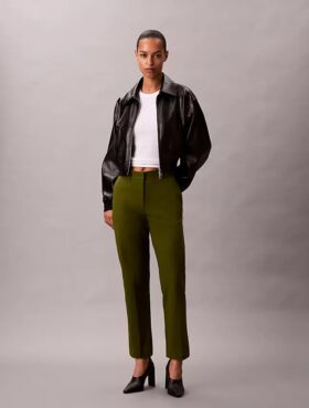 Pantalones chino de algodón Cotton Stretch de corte recto