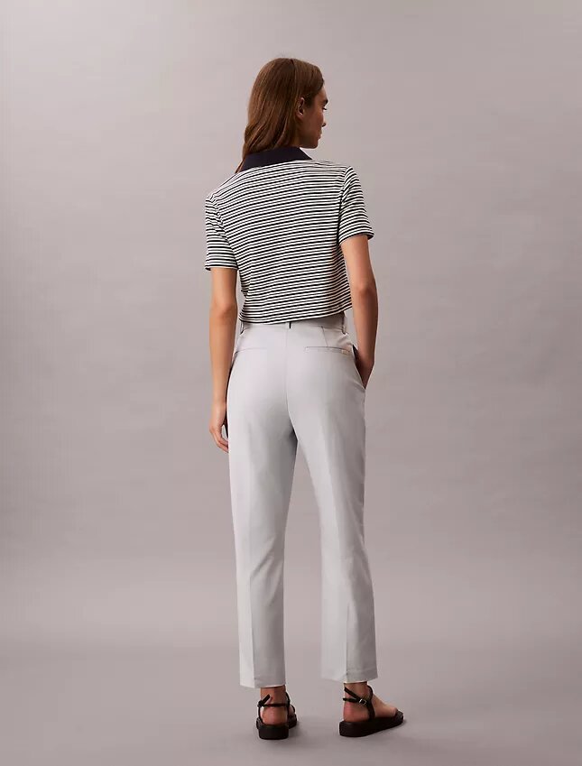 Pantalones chino de algodón Cotton Stretch de corte recto Pantalones chino de algodón Cotton Stretch de corte recto