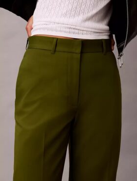 Pantalones chino de algodón Cotton Stretch de corte recto