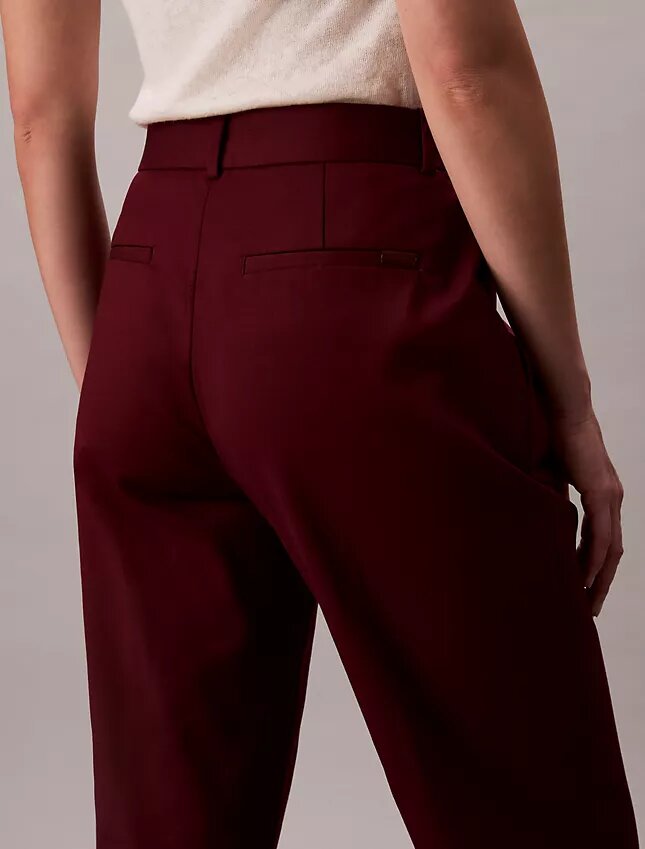 Pantalones chino de algodón Cotton Stretch de corte recto Pantalones chino de algodón Cotton Stretch de corte recto