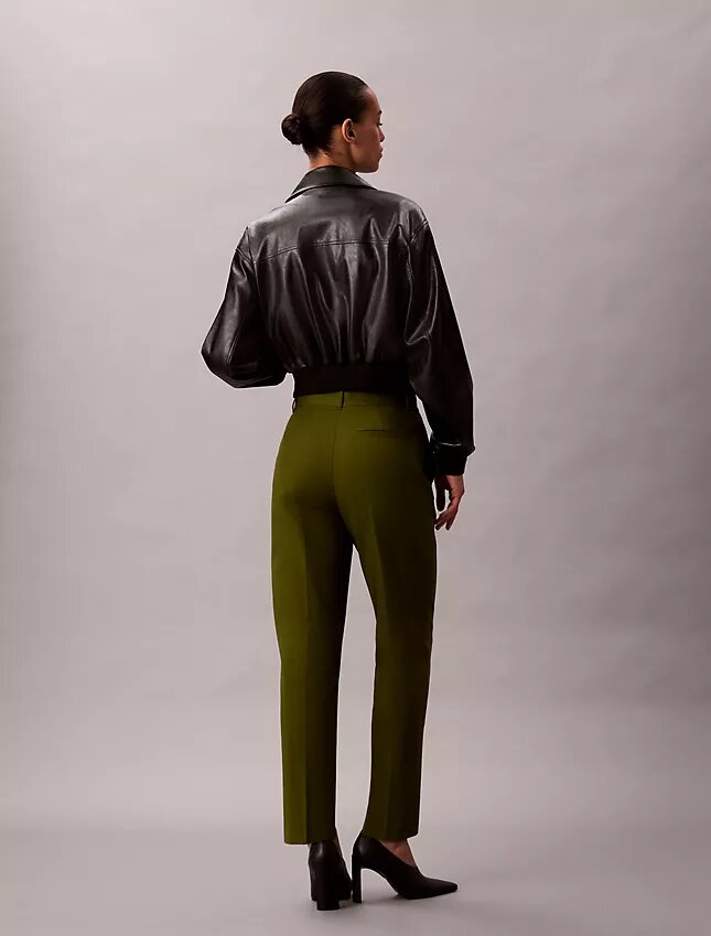 Pantalones chino de algodón Cotton Stretch de corte recto Pantalones chino de algodón Cotton Stretch de corte recto