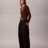 Pantalones chino de pierna ancha ajustables Pantalones chino de pierna ancha ajustables