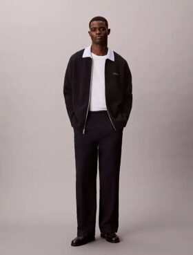 Pantalones chino rectos con pliegues estilo años 90