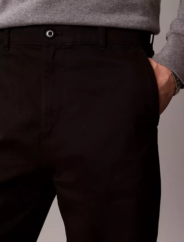 Pantalones chino rectos de algodón elástico de los años 90s Straight Pantalones chino rectos de algodón elástico de los años 90s Straight