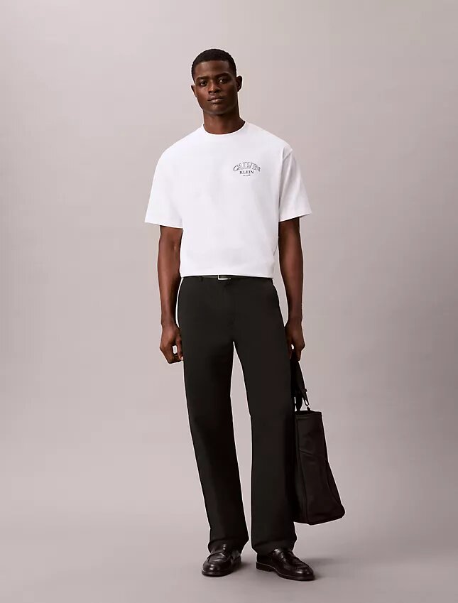 Pantalones chino rectos estilo años 90 Pantalones chino rectos estilo años 90