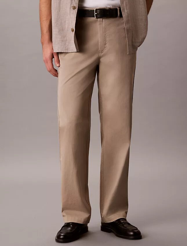 Pantalones chino rectos estilo años 90 Pantalones chino rectos estilo años 90