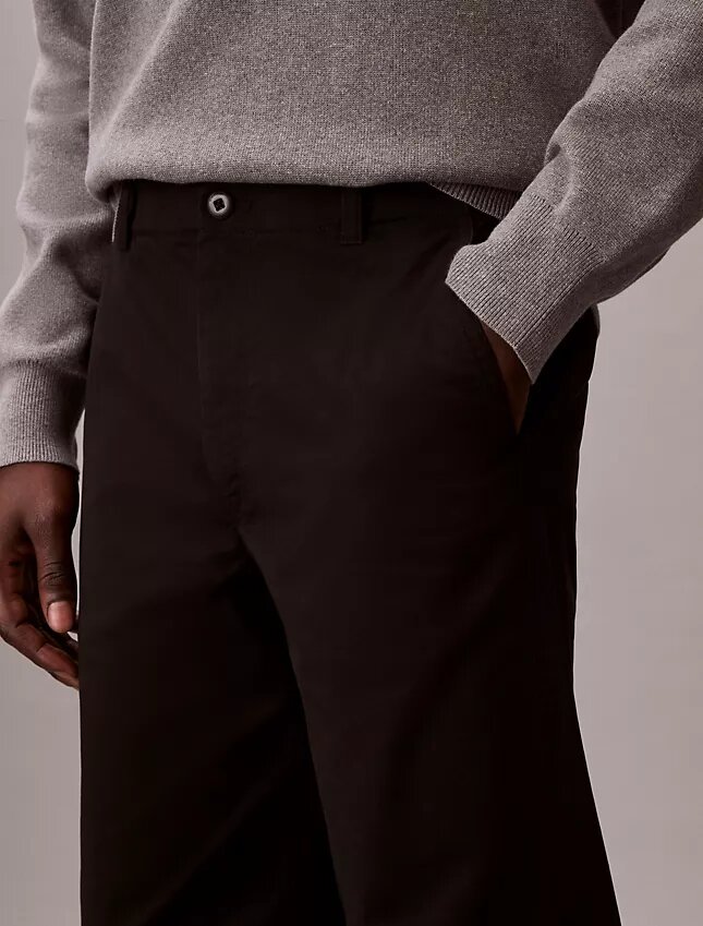 Pantalones chino rectos estilo años 90 Pantalones chino rectos estilo años 90