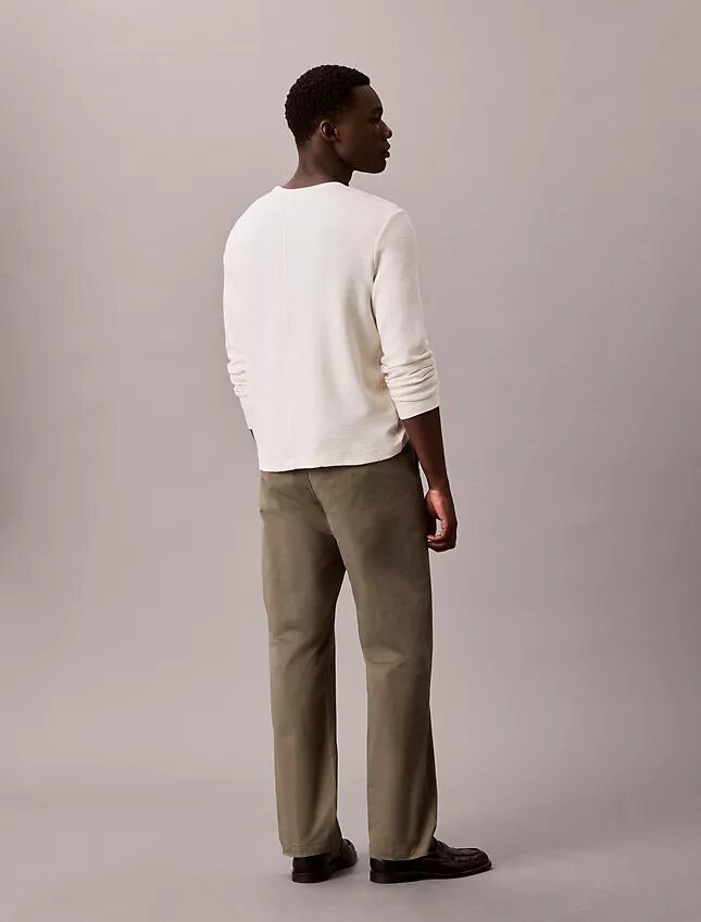 Pantalones chino rectos estilo años 90 Pantalones chino rectos estilo años 90