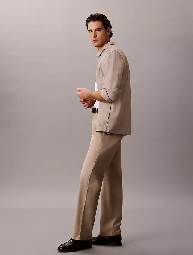 Pantalones chino rectos estilo años 90 Pantalones chino rectos estilo años 90