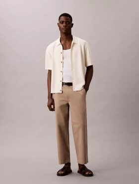Pantalones chinos cortos de corte holgado estilo años 90