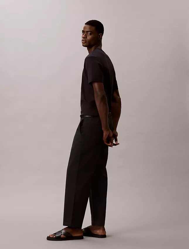Pantalones chinos cortos de corte holgado estilo años 90 Pantalones chinos cortos de corte holgado estilo años 90