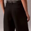 Pantalones chinos cropped de pierna ancha
