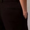 Pantalones chinos de algodón elástico de pierna ancha Pantalones chinos de algodón elástico de pierna ancha