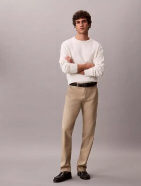 Pantalones chinos elásticos modernos