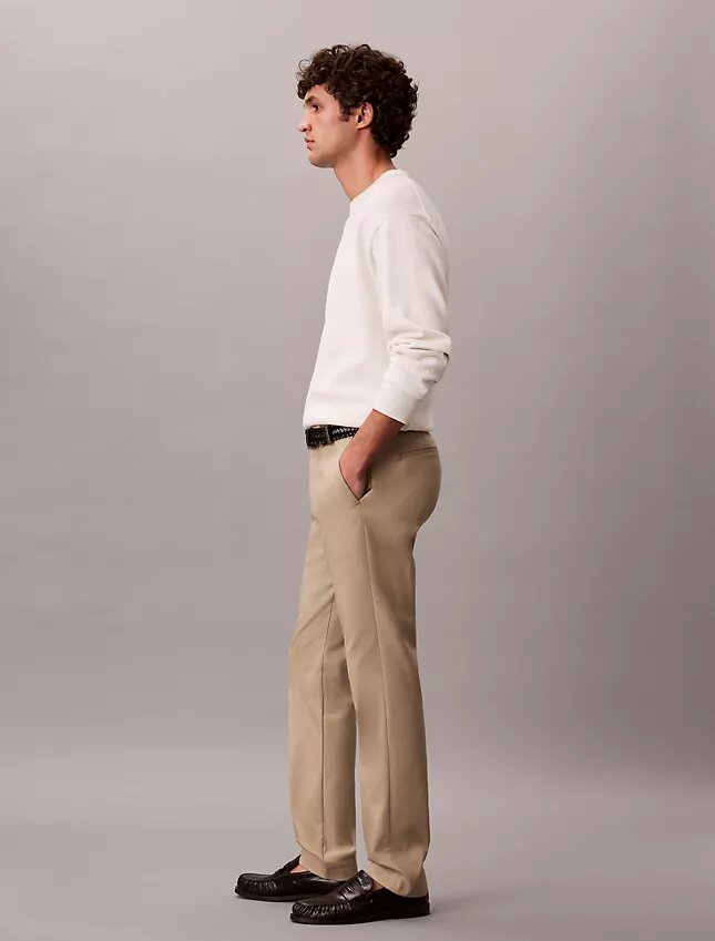 Pantalones chinos elásticos modernos Pantalones chinos elásticos modernos