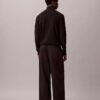Pantalones chinos holgados de sarga Cotton Stretch de algodón Pantalones chinos holgados de sarga Cotton Stretch de algodón
