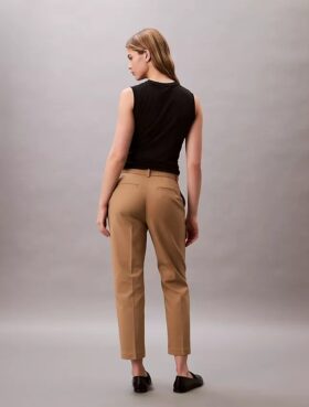 Pantalones chinos rectos de algodón elástico