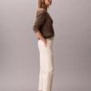 Pantalones chinos rectos de algodón elástico Pantalones chinos rectos de algodón elástico