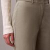 Pantalones chinos rectos de algodón elástico Pantalones chinos rectos de algodón elástico