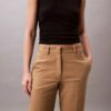Pantalones chinos rectos de algodón elástico Pantalones chinos rectos de algodón elástico