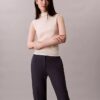Pantalones chinos rectos de algodón elástico