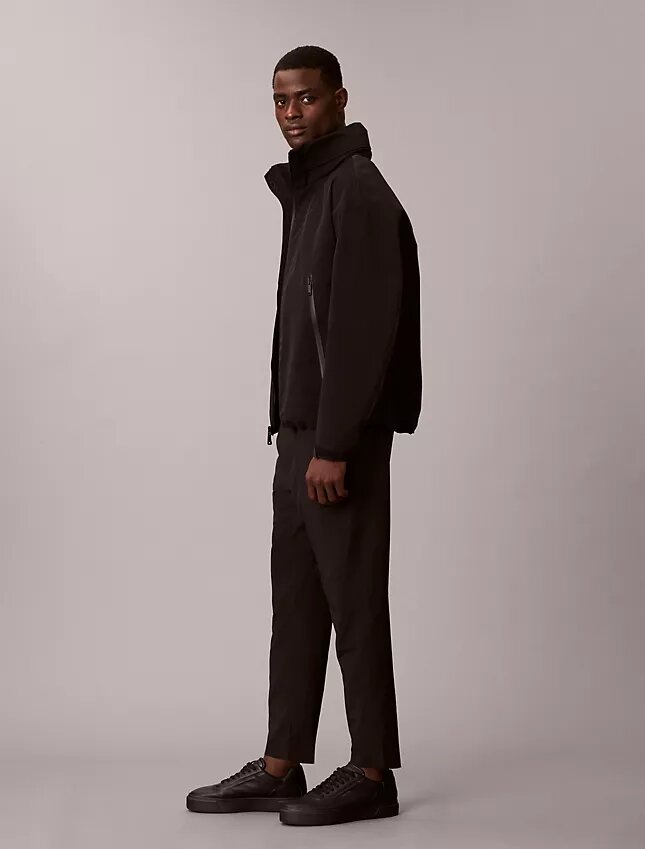 Pantalones con cintura tejida y logotipo deportivo moderno Pantalones con cintura tejida y logotipo deportivo moderno