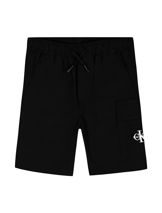 Pantalones cortos cargo con elástico para niños Monólogo Pantalones cortos cargo con elástico para niños Monólogo