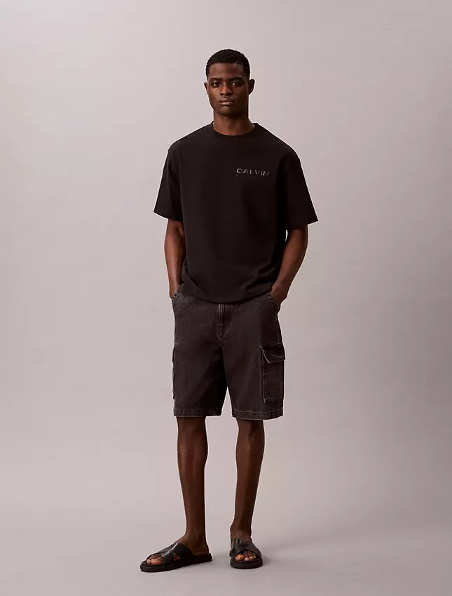 Pantalones cortos cargo de Denim estilo años 90 Pantalones cortos cargo de Denim estilo años 90