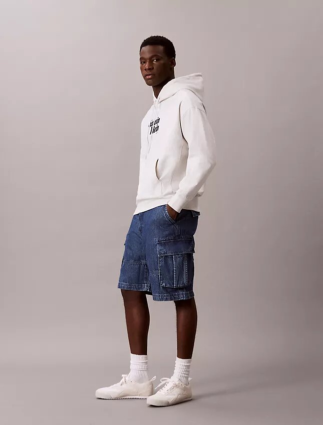 Pantalones cortos cargo de Denim estilo años 90 Pantalones cortos cargo de Denim estilo años 90