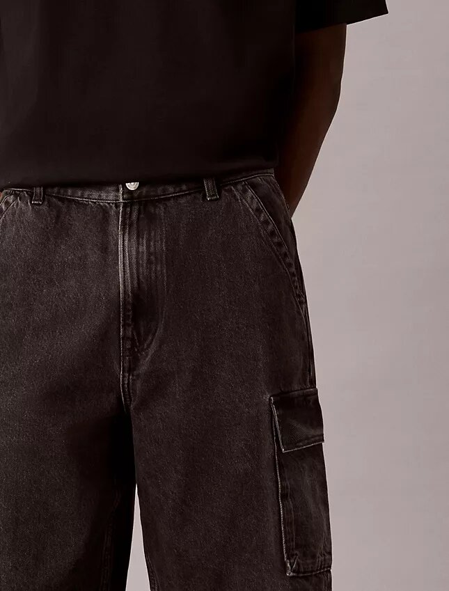 Pantalones cortos cargo de Denim estilo años 90 Pantalones cortos cargo de Denim estilo años 90