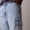 Pantalones cortos cargo de Denim estilo años 90 Pantalones cortos cargo de Denim estilo años 90