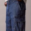 Pantalones cortos cargo de Denim estilo años 90 Pantalones cortos cargo de Denim estilo años 90