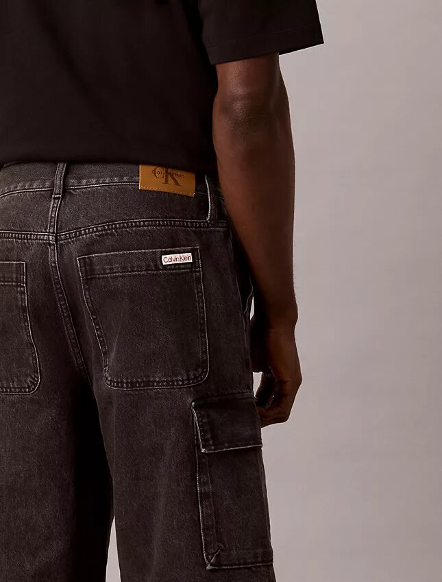 Pantalones cortos cargo de Denim estilo años 90 Pantalones cortos cargo de Denim estilo años 90