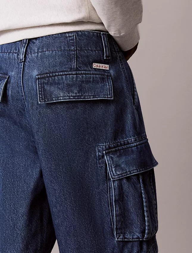 Pantalones cortos cargo de Denim estilo años 90 Pantalones cortos cargo de Denim estilo años 90
