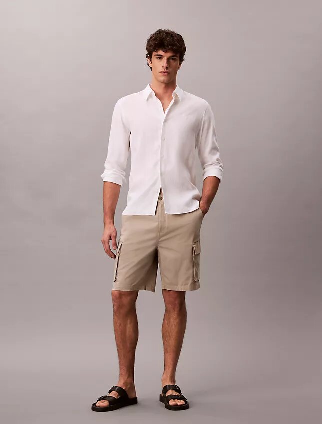 Pantalones cortos cargo sin cremallera Pantalones cortos cargo sin cremallera