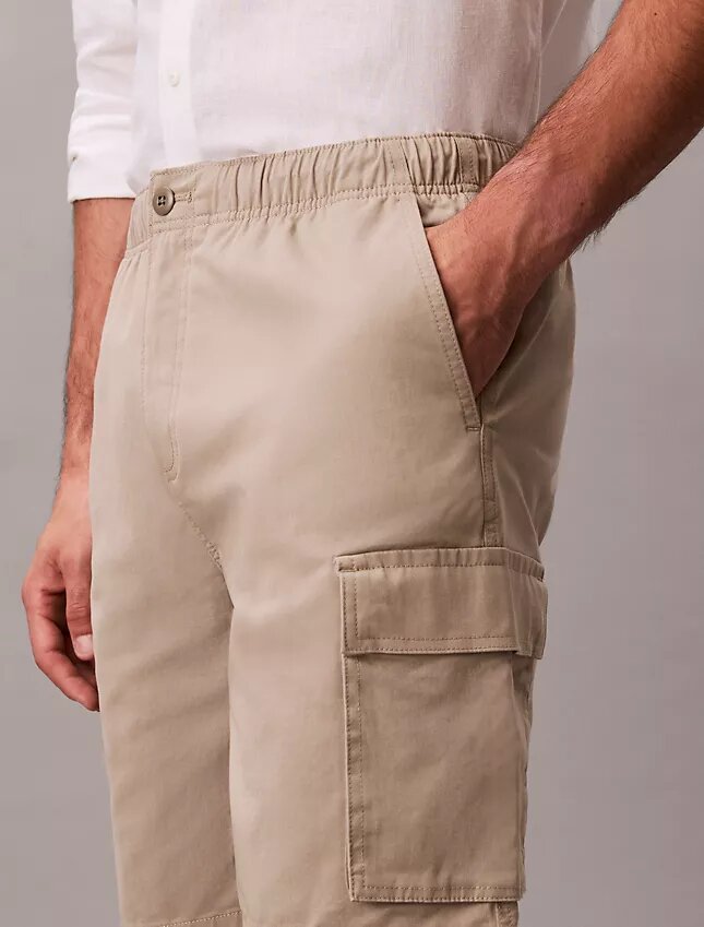 Pantalones cortos cargo sin cremallera Pantalones cortos cargo sin cremallera