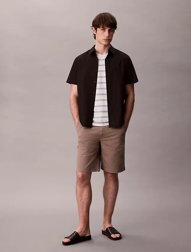 Pantalones cortos chinos holgados estilo años 90 Pantalones cortos chinos holgados estilo años 90