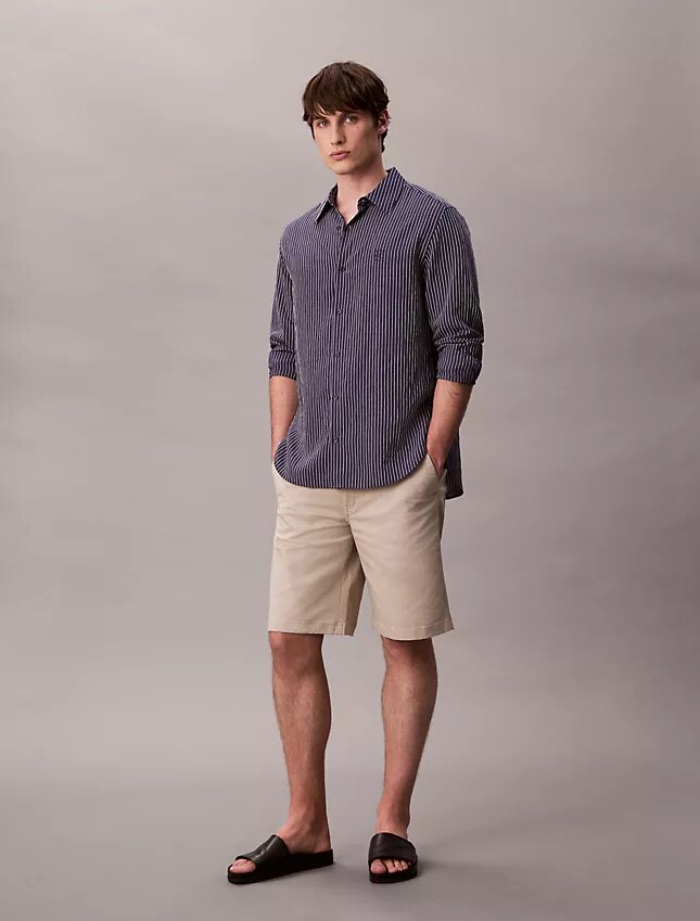 Pantalones cortos chinos holgados estilo años 90 Pantalones cortos chinos holgados estilo años 90