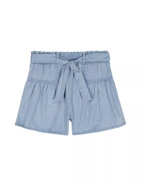 Pantalones cortos con lazo en la cintura para niñas Pantalones cortos con lazo en la cintura para niñas