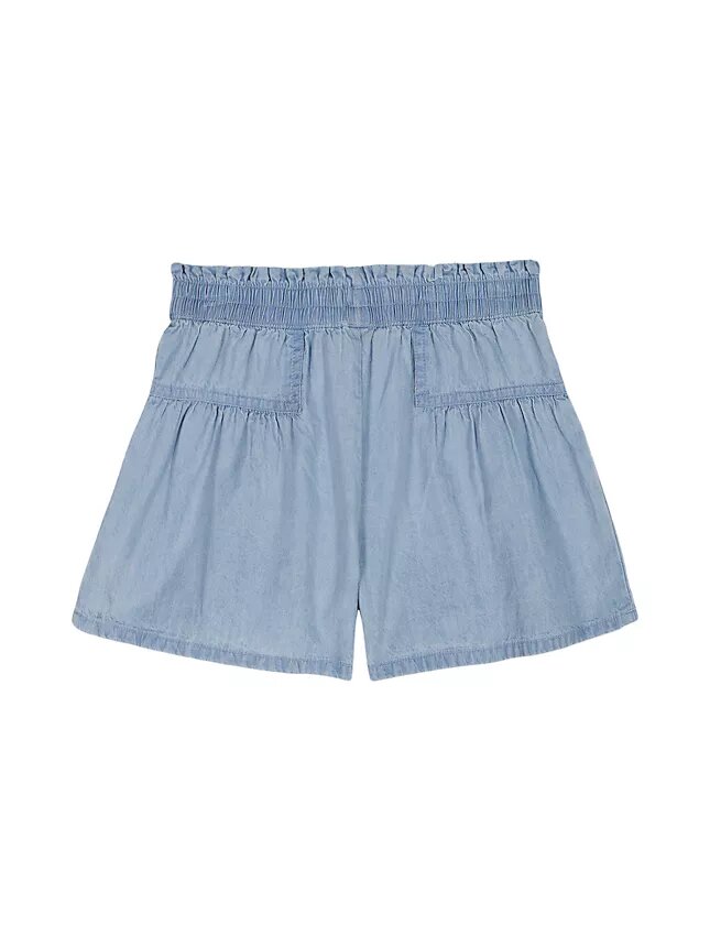Pantalones cortos con lazo en la cintura para niñas Pantalones cortos con lazo en la cintura para niñas