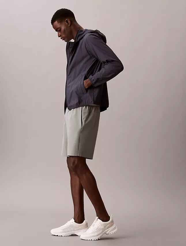 Pantalones cortos con monograma tejido Pantalones cortos con monograma tejido